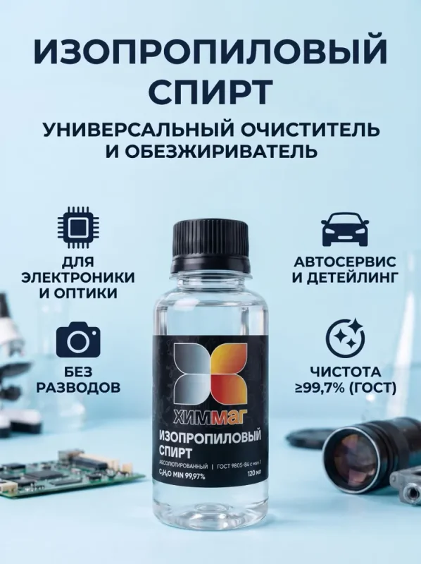 Изопропиловый спирт ХИММАГ 120мл
